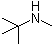 结构式 CAS# 14610-37-8, N-叔丁基甲胺