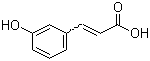 structure of CAS# 14755-02-3, 3-Hydroxycinnamic acid;3-Coumaric acid