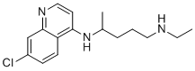 Desethylchloroquine molecular structure (CAS 1476-52-4)