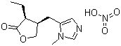 硝酸毛果芸香碱分子结构 (CAS 148-72-1)