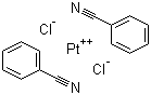 Bis(benzonitrile)dichloroplatinum(II) molecular structure (CAS 14873-63-3)