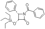 structure of CAS# 149249-91-2, (3R,4S)-1-Benzoyl-4-phenyl-3-[(triethylsilyl)oxy]-2-azetidinone;(+)-cis-1-Benzoyl-3-triethylsilyloxy-4-phenyl-2-azetidinone