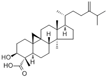 (3beta,4alpha)-3-Hydroxy-24-methylene-9,19-cyclolanostan-28-oic acid molecular structure (CAS 149252-87-9)