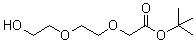 结构式 CAS# 149299-82-1, [2-(2-羟基乙氧基)乙氧基]乙酸叔丁酯