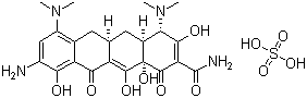 9-Aminominocycline sulfate molecular structure (CAS 149934-20-3)