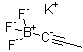 结构式 CAS# 1500106-31-9, (T-4)-三氟-1-丙炔-1-基硼酸钾