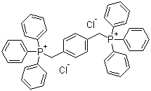 结构式 CAS# 1519-47-7, 对二亚甲苯双(氯化三苯基膦)