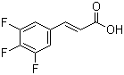structure of CAS# 152152-19-7, 3,4,5-Trifluorocinnamic acid