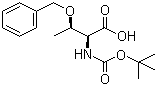 Boc-O-Benzyl-L-threonine molecular structure (CAS 15260-10-3)