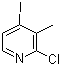 结构式 CAS# 153034-88-9, 2-氯-4-碘-3-甲基吡啶