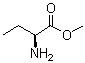 structure of CAS# 15399-22-1, (S)-2-Aminobutanoic acid methyl ester;L-2-Aminobutyric acid methyl ester; L-alpha-Aminobutyric acid methyl ester; Methyl L-alpha-aminobutyrate