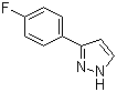 3-(4-Fluorophenyl)-1H-pyrazole molecular structure (CAS 154258-82-9)