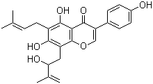 结构式 CAS# 154992-17-3, Erysenegalensein E