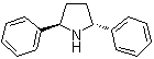 结构式 CAS# 155155-73-0, (R,R)-2,5-二苯基吡咯烷