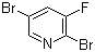 结构式 CAS# 156772-60-0, 2,5-二溴-3-氟吡啶
