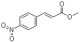 structure of CAS# 1608-36-2, Methyl 4-nitrocinnamate;3-(4-Nitrophenyl)-2-propenoic acid methyl ester; 3-(4-Nitrophenyl)acrylic acid methyl ester; 4-[2-(Methoxycarbonyl)vinyl]nitrobenzene; Methyl 3-(4-nitrophenyl)acrylate; Methyl 4-nitrocinnamate; Methyl p-nitrocinnamate; NSC 1323