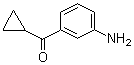 (3-Aminophenyl)cyclopropylmethanone molecular structure (CAS 162174-75-6)