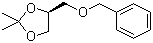 结构式 CAS# 16495-03-7, (S)-4-[(苄氧基)甲基]-2,2-二甲基-1,3-二氧戊环