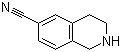 结构式 CAS# 166398-34-1, 1,2,3,4-四氢异喹啉-6-甲腈