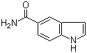 1H-Indole-5-carboxamide molecular structure (CAS 1670-87-7)