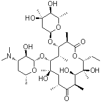 Erythromycin C molecular structure (CAS 1675-02-1)