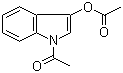 1-Acetyl-1H-indol-3-yl acetate molecular structure (CAS 16800-67-2)