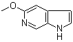 structure of CAS# 17288-53-8, 5-Methoxy-1H-pyrrolo[2,3-c]pyridine
