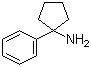 结构式 CAS# 17380-74-4, 1-苯基环戊基胺