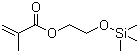 结构式 CAS# 17407-09-9, 甲基丙烯酸三甲基硅氧乙基酯