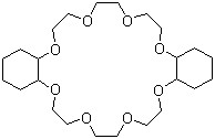 Dicyclohexano-24-crown-8 molecular structure (CAS 17455-23-1)