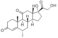 结构式 CAS# 1746-38-9, 甲泼尼龙杂质10