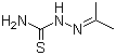 Acetone thiosemicarbazone  molecular structure (CAS 1752-30-3)
