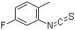 结构式 CAS# 175205-39-7, 5-氟-2-甲基苯基异硫氰酸酯