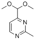 结构式 CAS# 175277-33-5, 4-(二甲氧基甲基)-2-甲基嘧啶