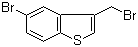 结构式 CAS# 1757-24-0, 5-溴-3-溴甲基苯并[b]噻吩