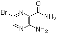 structure of CAS# 17890-77-6, 3-Amino-6-bromopyrazine-2-carboxamide