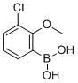 structure of CAS# 179898-50-1, (3-Chloro-2-methoxyphenyl)boronic acid