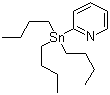 structure of CAS# 17997-47-6, (2-Pyridinyl)tributylstannane;2-(1,1,1-Tributylstannyl)pyridine; 2-(Tri-n-butylstannyl)pyridine; 2-(Tributylstannanyl)pyridine; 2-(Tributylstannyl)pyridine; 2-(Tributyltin)pyridine; 2-Pyridyltri-n-butyltin; 2-Pyridyltributylstannane; 2-Pyridyltributyltin; Tri-n-butyl(2-pyridyl)tin
