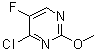 2-Methoxy-4-chloro-5-fluoropyrimidine molecular structure (CAS 1801-06-5)