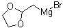 Bromo(1,3-dioxolan-2-ylmethyl)magnesium molecular structure (CAS 180675-22-3)