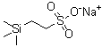 结构式 CAS# 18143-40-3, 2-(三甲基硅烷基)乙烷磺酸钠