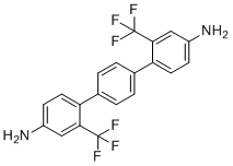 2,2''-Bis(trifluoromethyl)-[1,1':4',1''-terphenyl]-4,4''-diamine molecular structure (CAS 1815602-33-5)