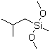structure of CAS# 18293-82-8, Isobutyl(methyl)dimethoxysilane;Dimethoxymethyl(2-methylpropyl)silane