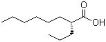 structure of CAS# 185517-21-9, (R)-(-)-2-Propyloctanoic acid;(-)-(2R)-2-Propyloctanoic acid; Arundic acid; Cereact