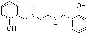 structure of CAS# 18653-98-0, N,N'-Bis(2-hydroxybenzyl)ethylenediamine;N,N'-Bis(2-hydroxyphenylmethyl)ethylenediamine; N,N'-Bis(o-hydroxybenzyl)ethylenediamine; N,N'-Di(2-hydroxybenzyl)ethylenediamine; NSC 18496