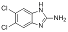 structure of CAS# 18672-03-2, 5,6-dichloro-1H-benzo[d]imidazol-2-amine