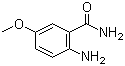 5-Methoxy-2-aminobenzamide molecular structure (CAS 1882-71-9)