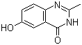 6-Hydroxy-2-methylquinazolin-4(3H)-one molecular structure (CAS 1882-77-5)