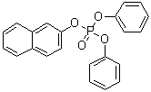 structure of CAS# 18872-49-6, 2-Naphthyl diphenyl phosphate;NDPP; NDPP (flame retardant)