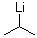 Isopropyllithium molecular structure (CAS 1888-75-1)